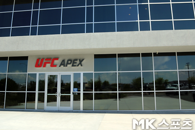 2024년 7월 UFC on ESPN 60 당시 미국 네바다주 엔터프라이즈 APEX 입구 모습. 사진=김재호 특파원