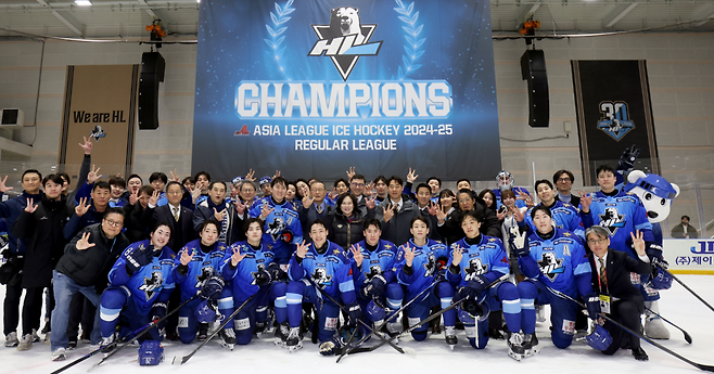 아이스하키 HL 안양, 아시아리그 3연패 ‘대업’ HL 안양