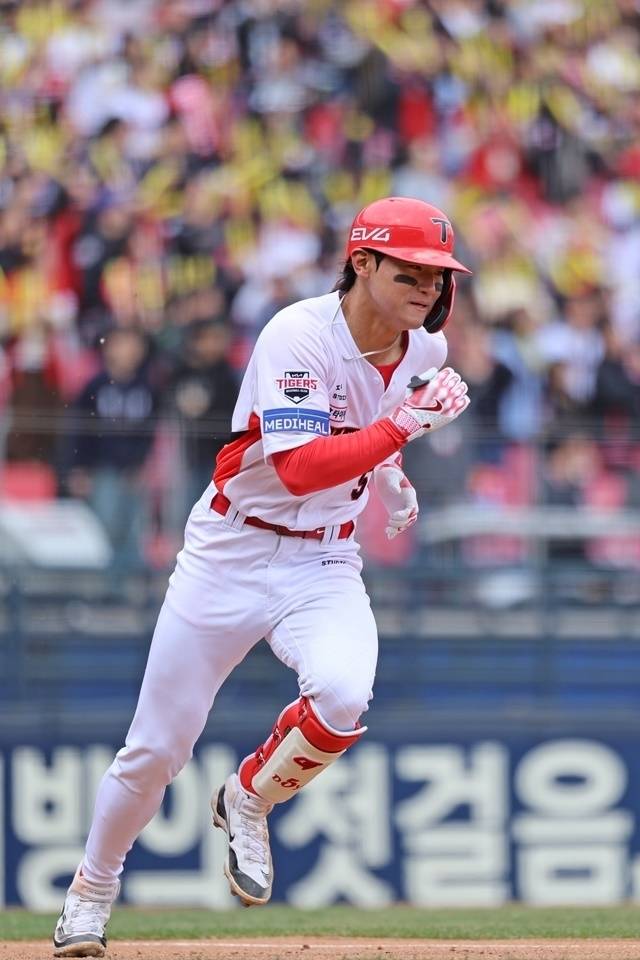 다음 달 정도면 김도영을 그라운드에서 볼 수 있을 전망이다. 사진=KIA 제공