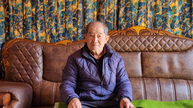 ▲지리산 하늘농원 김용모 씨. ⓒ프레시안(김동수)