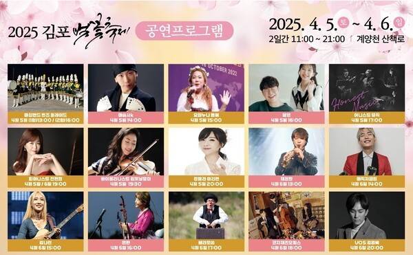 2025 김포벚꽃축제 포스터