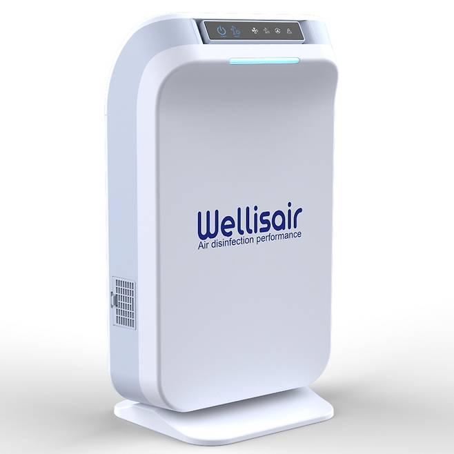 'OH라디칼' 기술을 적용한 신개념 공기 제균청정기 '웰리스에어'.