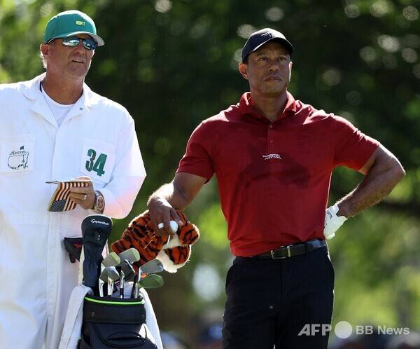 사진은 골프황제 타이거 우즈가 2024년 미국프로골프(PGA) 투어 메이저 대회 마스터스 토너먼트에 참가했을 때 모습이다. 사진제공=ⓒAFPBBNews = News1 (사진을 무단으로 사용하지 마십시오.)