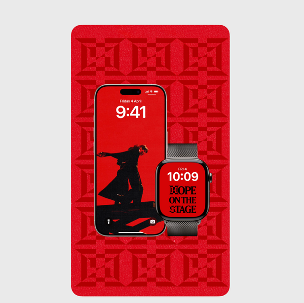 애플은 자사의 뮤직 디스커버리 앱 샤잠(Shazam)이 방탄소년단 제이홉의 월드 투어 ‘j-hope Tour 'HOPE ON THE STAGE' in NORTH AMERICA'를 기념해 앱의 메인화면을 새롭게 디자인한 홈 테이크오버를 28일부터 선보인다고 밝혔다.ⓒ애플