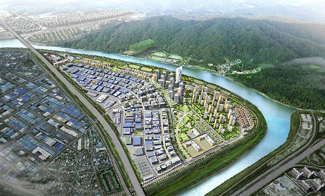 금호워터폴리스 조감도. 대구도시개발공사 제공