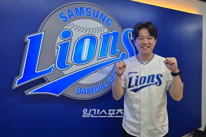 이범형 제2응원단장. 대구=윤승재 기자