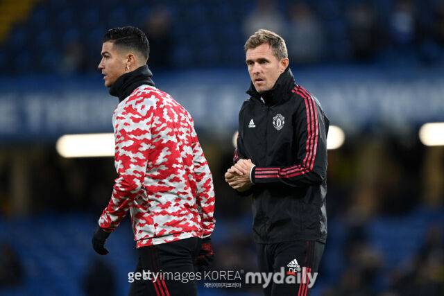 아버지인 대런 플레처. 맨유 레전드이다./게티이미지코리아