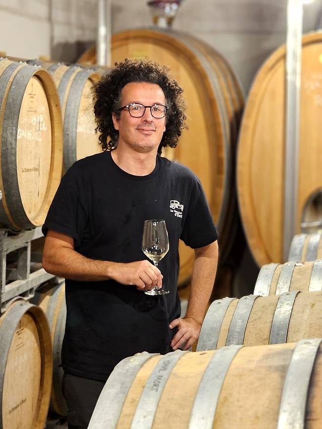 르 도멘 당리 와인메이커 Vito Tomasello . 최현태 기자