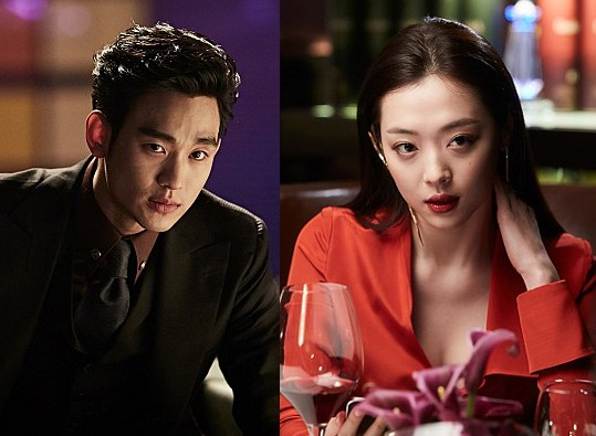 김수현(왼쪽)과 설리의 영화 ‘리얼’ 스틸컷. CJ엔터테인먼트 제공