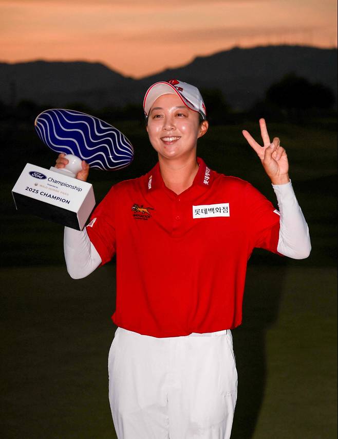 <yonhap photo-3374=""> 김효주. AFP/게티이미지=연합뉴스</yonhap>