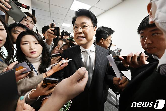 장제원 전 국민의힘 의원. (공동취재) 2023.12.12/뉴스1 ⓒ News1 이승배 기자