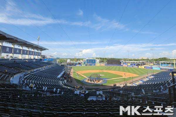 탬파베이는 2025시즌 조지 M. 스타인브레너필드를 임시 홈구장으로 사용한다. 사진(美 탬파)= 김재호 특파원