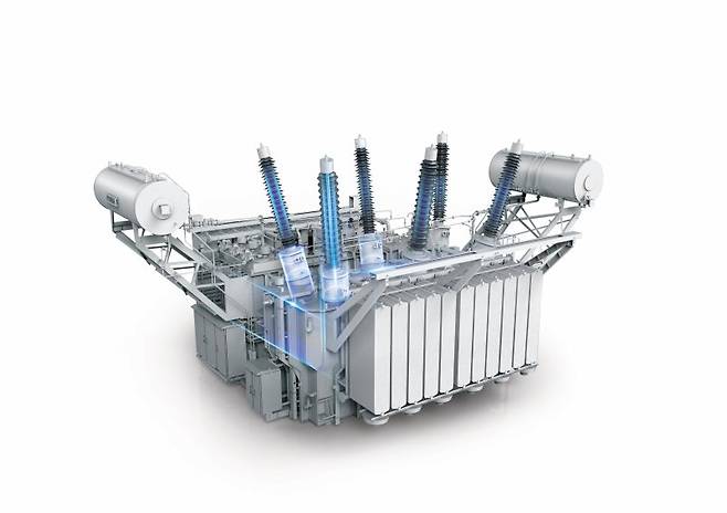 HD현대일렉트릭 위상조정변압기(PST) 렌더링 이미지 HD현대일렉트릭 제공
