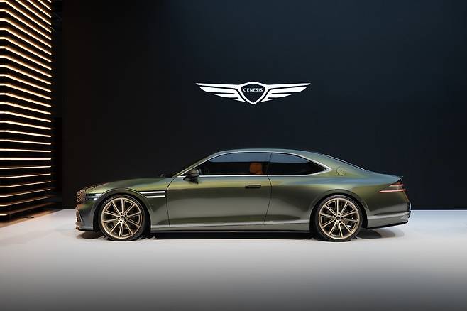 제네시스가 2025 서울모빌리티쇼에서 공개한 엑스 그란 쿠페 . /제네시스 제공