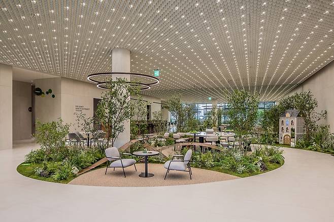 '더샵갤러리' 4층 전경. 포스코이앤씨 제공