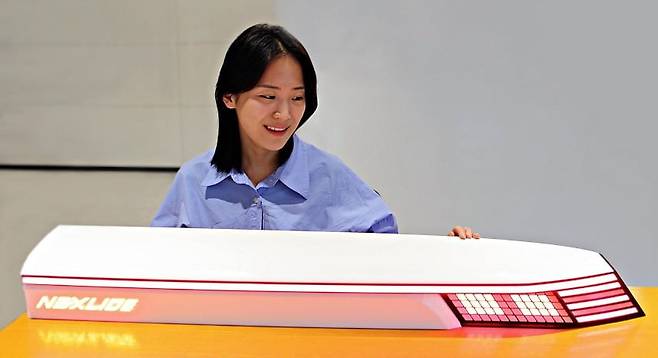 LG이노텍의 신개념 차량용 조명. /사진=LG이노텍