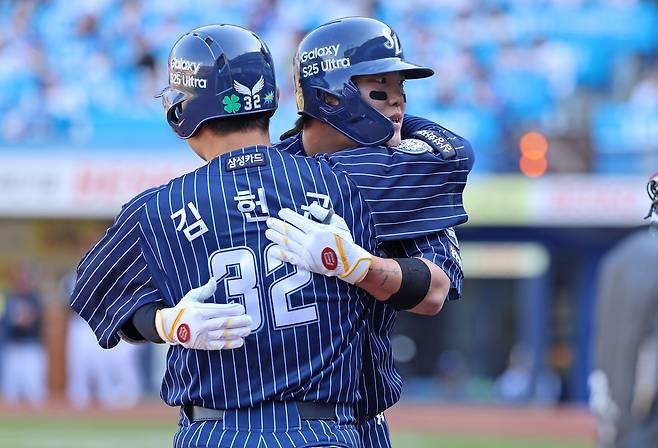 6일 대구삼성라이온즈파크에서 열린 2025 신한 SOL Bank KBO리그 한화 이글스와 삼성 라이온즈의 경기, 삼성이 한화를 제압하고 위닝시리즈를 챙겼다. 삼성 라이온즈