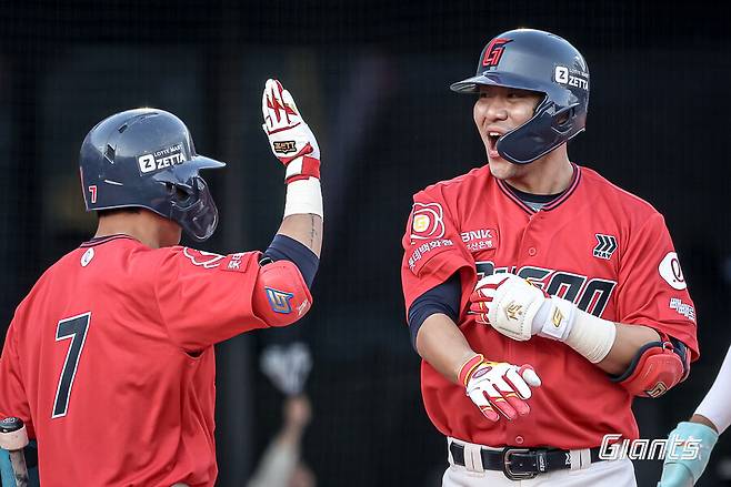 ▲ 김민성 ⓒ롯데 자이언츠