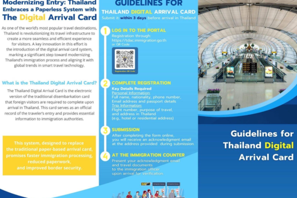 TDAC(Thailand Digital Arrival Card)가이드라인/ 태국정부관광청
