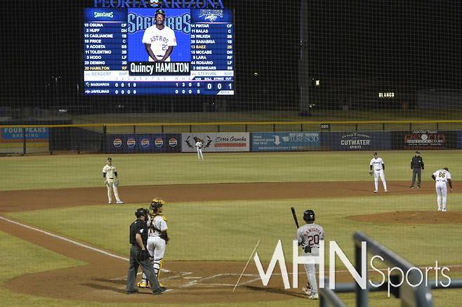 (2024년 애리조나 가을리그, 심준석의 소속팀이 경기를 하고 있다)