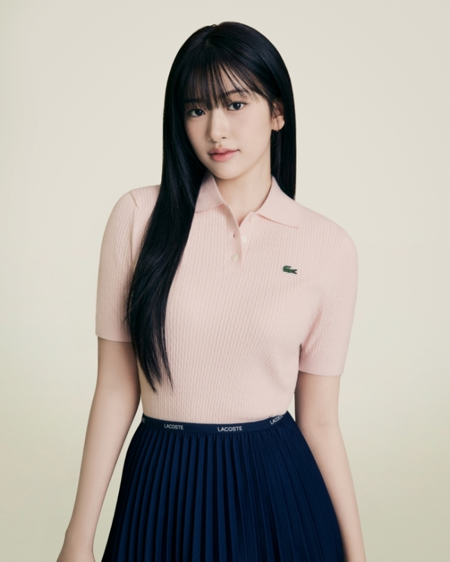 안유진. 사진 | 라코스테