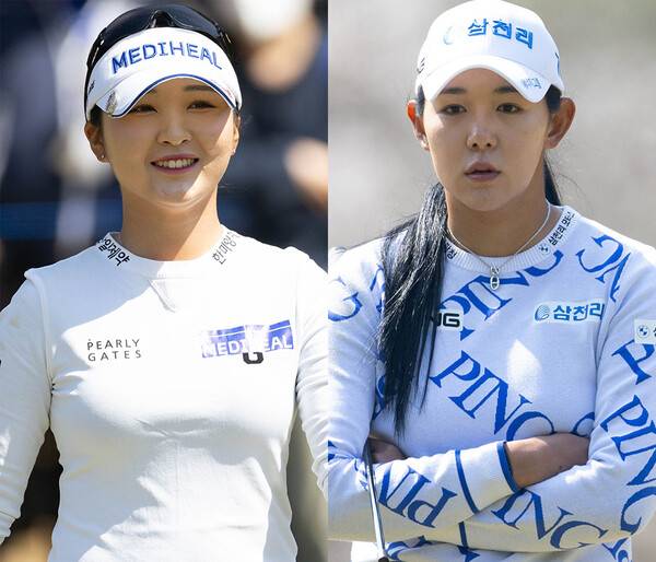 2025년 한국여자프로골프(KLPGA) 투어 신설 대회인 iM금융오픈에 출전하는 이예원, 박보겸 프로. 사진제공=KLPGA