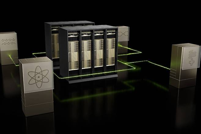 GTC 2025에서는 미국 보스턴에 세계 최대 규모의 가속 양자 연구센터(NVAQC)를 설립할 계획을 밝혔다 / 출처=엔비디아