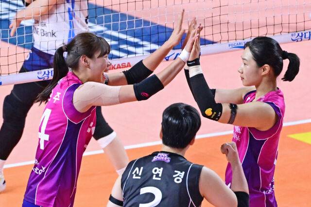 이고은과 정윤주가 여자배구 대표팀 명단에 이름을 올렸다./KOVO