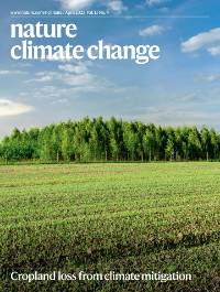 'nature climate change' 2025년 4월호 표지.