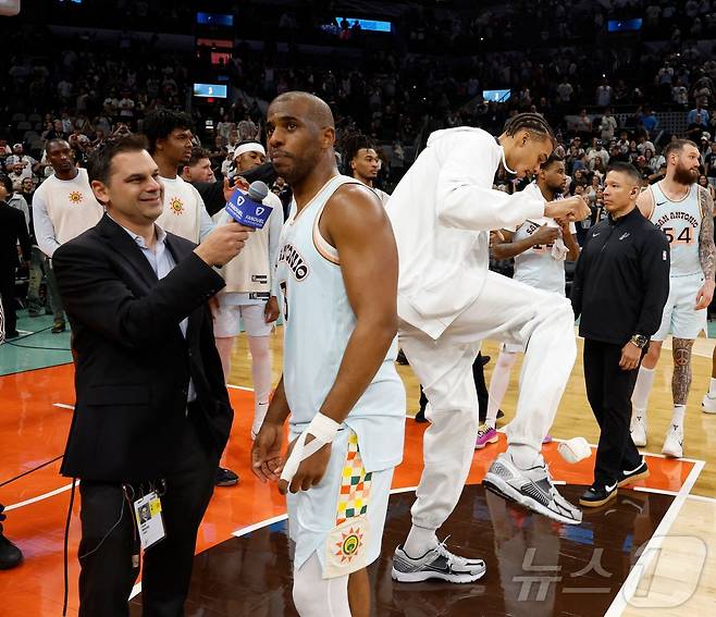 NBA 샌안토니오 베테랑 크리스 폴. ⓒ AFP=뉴스1