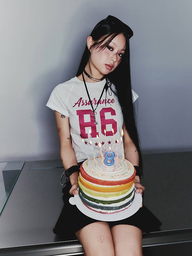 에잇세컨즈는 2025년 여름 신상품을 활용해 인플루언서 서지수와 협업한 스타일링 콘텐츠를 공개했다(에잇세컨즈제공)