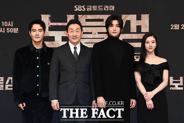 배우 이해영 허준호 박형식 홍화연(왼쪽부터)이 지난 12일 종영한 '보물섬'에 출연했다. /더팩트 DB