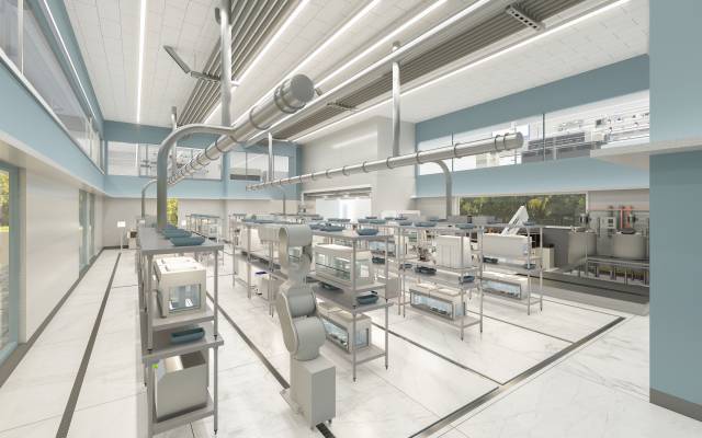 대전 유성구 한국생명공학연구원에 2029년까지 1263억 원 규모로 조성될 국가 바이오파운드리 시설의 상상도. 사진 제공=한국생명공학연구원