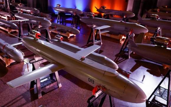 우크라이나가 자체 개발한 로켓 드론 ‘페클로’(Peklo) 모습. 로이터 연합뉴스 자료사진