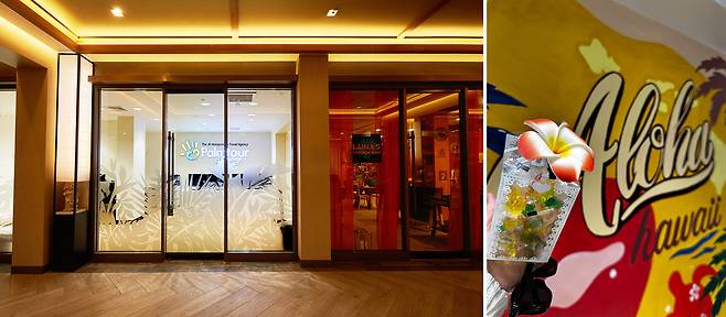 알로힐라니 1층에 위치한 팜투어 전용 라운지에 방문하면 선물을 증정한다. 사진제공|팜투어