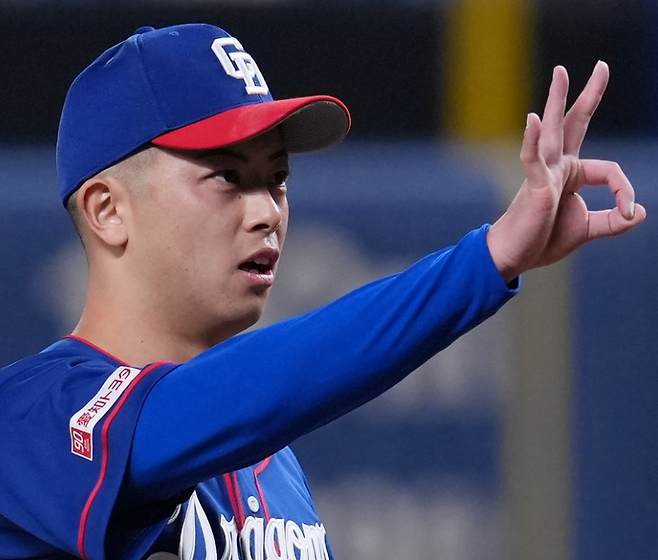 마쓰야마 신야. 주니치 드래건스 인스타그램 캡처