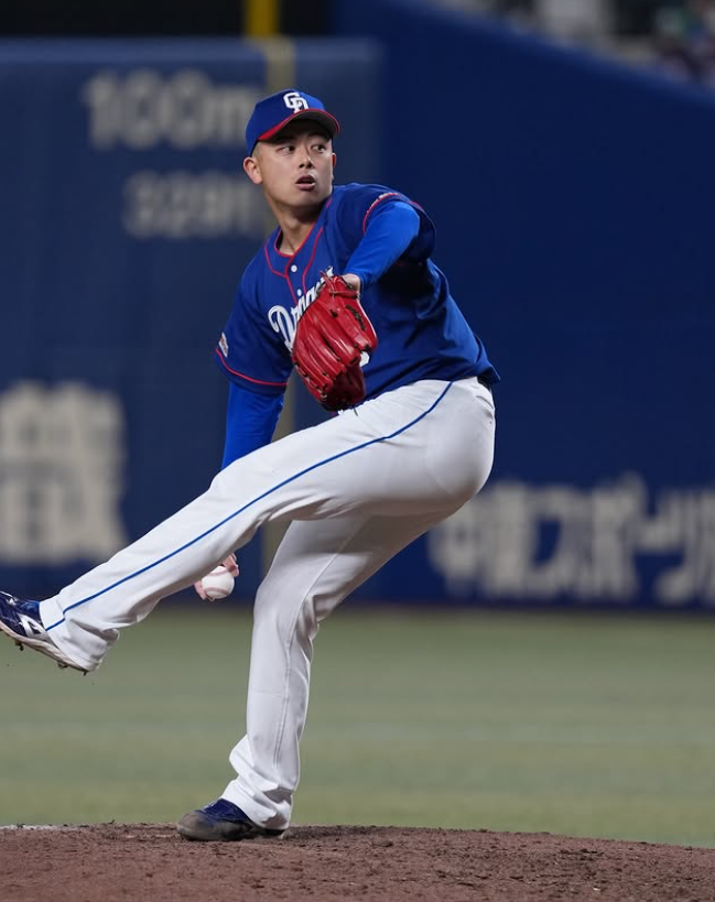 마쓰야마 신야. 주니치 드래건스 인스타그램 캡처