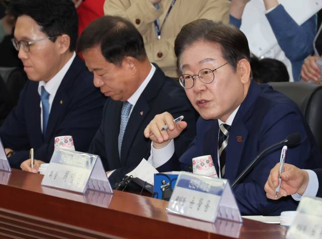 ▲더불어민주당 이재명 대선 경선 후보가 21일 서울 여의도 금융투자협회에서 열린 자본시장 활성화를 위한 정책간담회에서 발언하고 있다. ⓒ연합뉴스