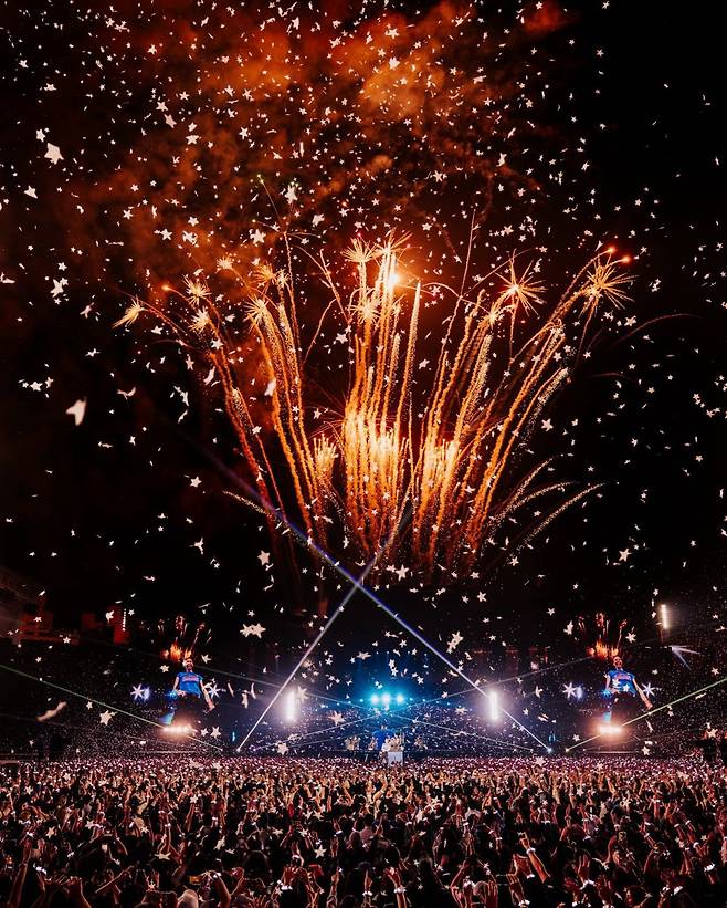 콜드플레이 SNS 캡처