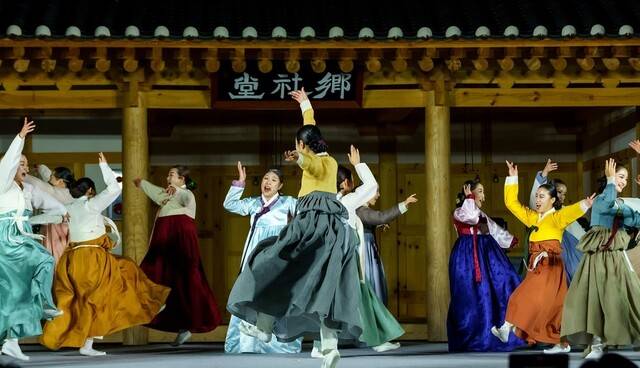 나주시립국악단이 마당극으로 만든 나주 삼색유산놀이. 나주시립국악단 제공