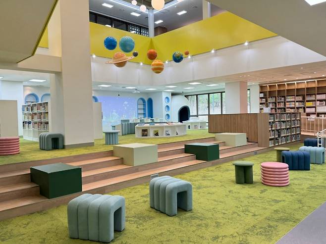 강동숲속도서관 1층 어린이자료실/사진=강동구청