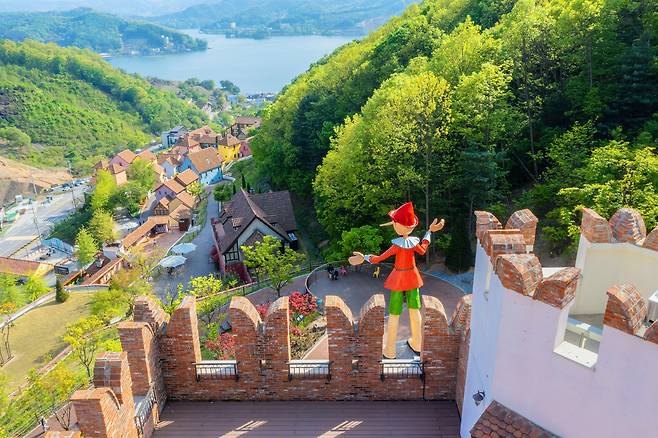 쁘띠프랑스 & 이탈리아마을 전경