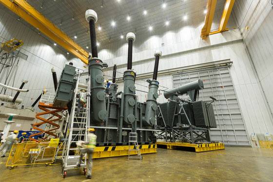 효성중공업 초고압 변압기.(사진=효성중공업)