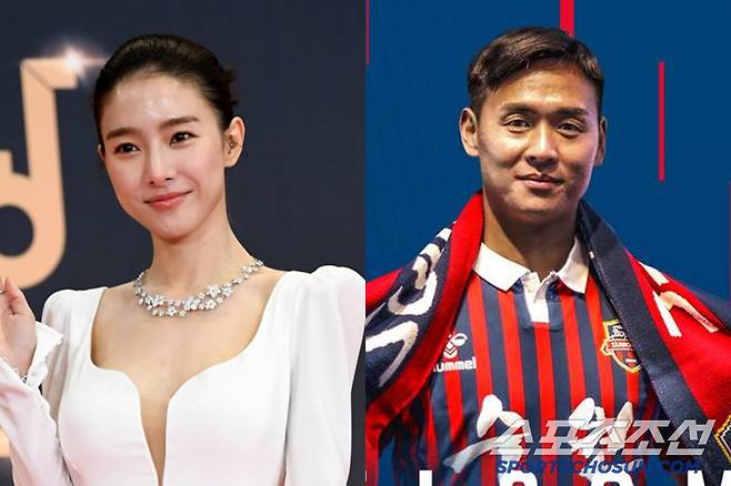 김소은(왼쪽), 정동호. 스포츠조선DB, 사진 제공=수원FC