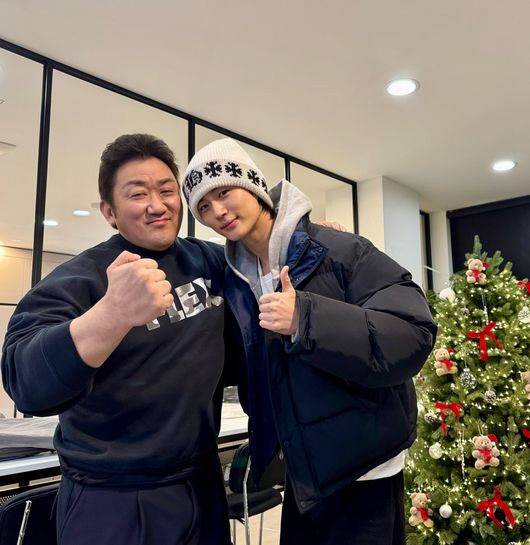 마동석(왼쪽), 변우석. 사진 출처=마동석 SNS 계정