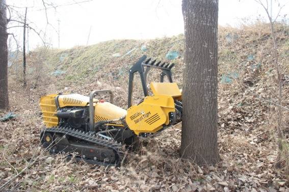 '산불진화 방재 로봇'.사진제공=유진그룹