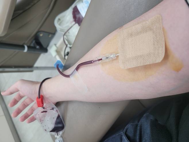 - 군대 이후로 오랜만에 헌혈을 해봤다.