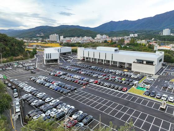 경남 양산 하북면의 현대차 인증 중고차 상품화센터. 사진 현대차그룹