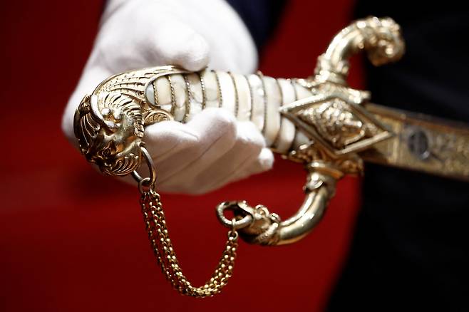 내달 파리 경매에 나오는 이 검은 1802년 나폴레옹이 개인적인 용도로 특별 주문 제작한 것으로 알려져 있다. /로이터 연합뉴스