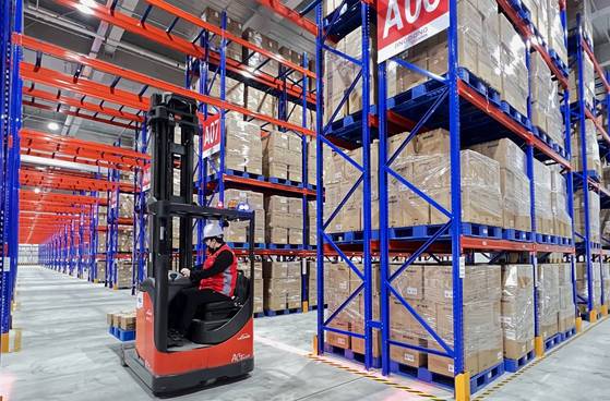 징둥로지스틱스 인천 물류창고. 사진 징둥닷컴